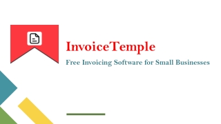 InvoiceTemple – Smart, Secure, and Free Invoicing Software