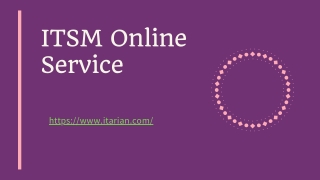 ITSM Online Services