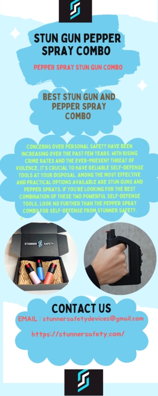 Stun Gun Pepper Spray Combo