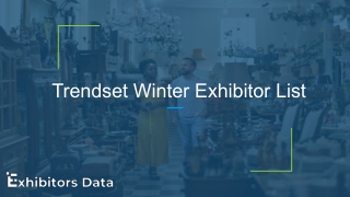 Trendset Winter Exhibitor List (1)