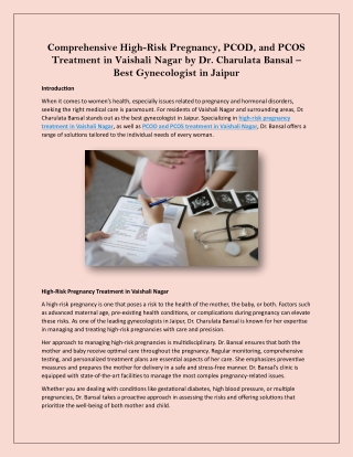 Dr. Charulata Bansal