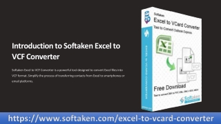 Introduction-to-Softaken-Excel-to-VCF-Converter