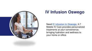 IV Infusion Oswego