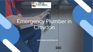 Trusted Emergency Plumber in Croydon – Call Now for Immediate Help