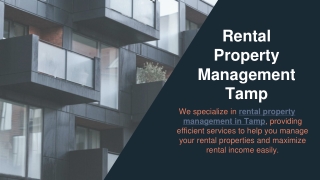 Rental Property Management Tamp