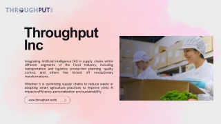 Optimize Supply Chain with AI Tools – Throughput Inc.