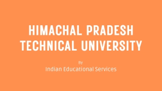Himachal Pradesh Technical University