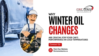 Why Winter Oil Changes are Crucial for Your Car’s Performance in Cold Temperatures