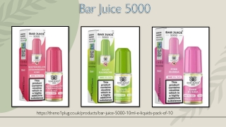 BAR JUICE 5000 NIC SALT