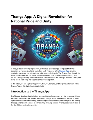 tiranga app