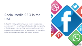 Social Media SEO in the UAE