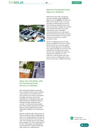 Residential Solar Adelaide