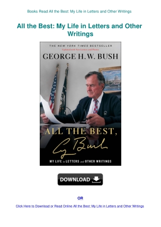 Books Read All the Best My Life in Letters and Other Writings