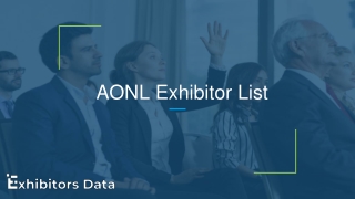 AONL Exhibitor List