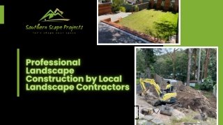 Professional Landscape Construction by Local Landscape Contractors