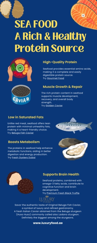 Seafood – A Rich & Healthy Protein Source for a Balanced Diet
