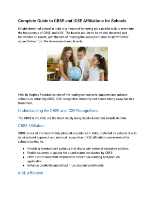 Complete Guide to CBSE and ICSE Affiliations for Schools