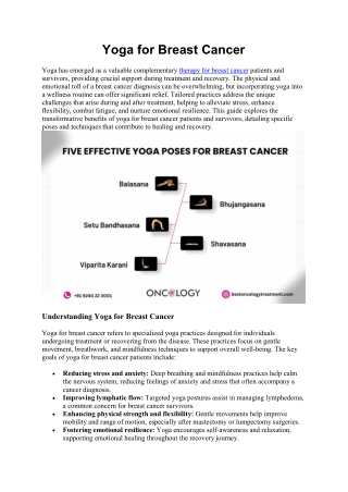 Yoga for Breast Cancer