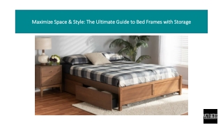 Maximize Space & Style: The Ultimate Guide to Bed Frames with Storage