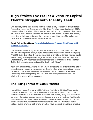 _Protecting High-Net-Worth Clients from Tax Fraud_ Lessons from a Costly Scam