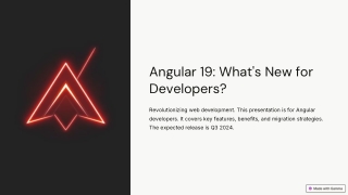 Angular 19: What's New for Developers