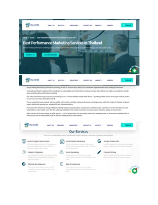 Best Performance Marketing Services in Thailand