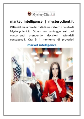 market intelligence  mysteryclient.it
