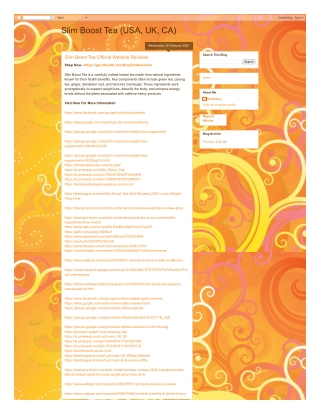 Slim Boost Tea Official Website Reviews