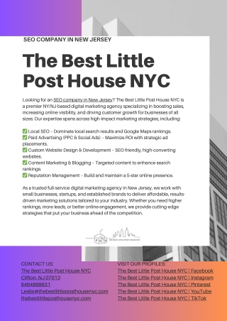 The Best Little Post House NYC