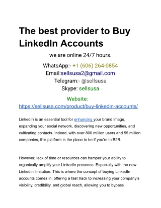 11 Best Places to Buy LinkedIn Accounts