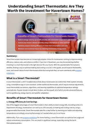 Understanding Smart Thermostats_ Are They Worth the Investment for Havertown Homes