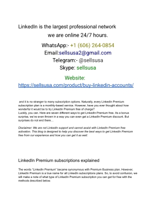 Before you buy LinkedIn accounts in 2025, read this [It may ...