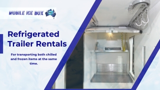 Refrigerated Trailer Rentals: Keep Your Goods Fresh on the Move