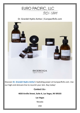 Dr. Grandel Hydro Active  Europacificllc