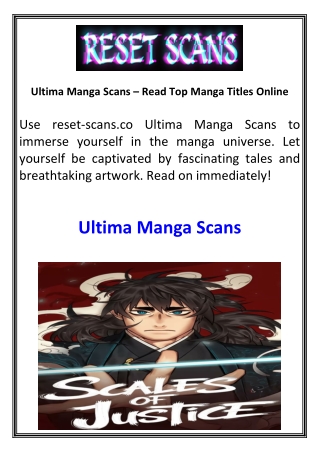 Ultima Manga Scans  Read Top Manga Titles Online