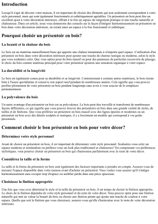 Comment intégrer harmonieusement un présentoir en bois dans votre décoration int