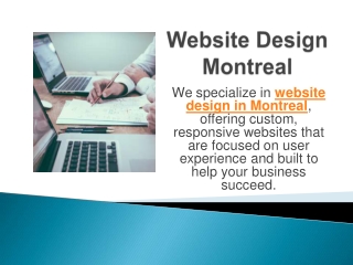 Website Design Montreal