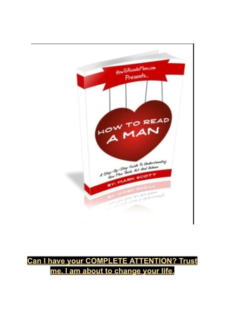 How To Read A Man-Dating