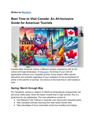 Meta Title_ A Complete Guide for American Travellers_ Best Time to Visit Canada