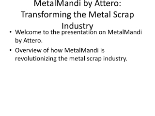 MetalMandi_Presentation