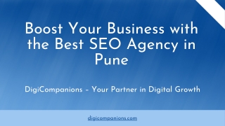 Best SEO Agency in Pune | Rank Higher with DigiCompanions