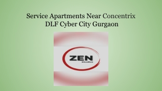 Service Apartments Near Concentrix  DLF Cyber City Gurgaon