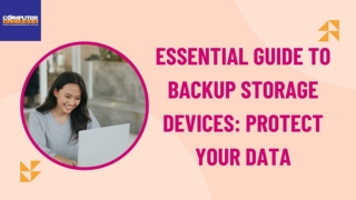 Essential Guide to Backup Storage Devices Protect Your Data
