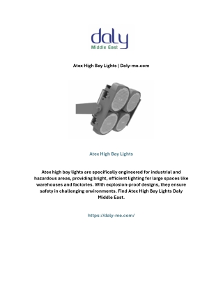 Atex High Bay Lights | Daly-me.com