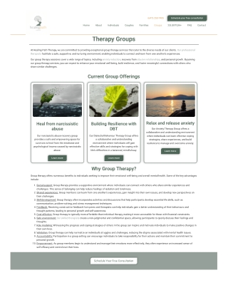 Therapy Groups Ontario
