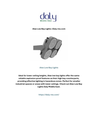 Atex Low Bay Lights | Daly-me.com