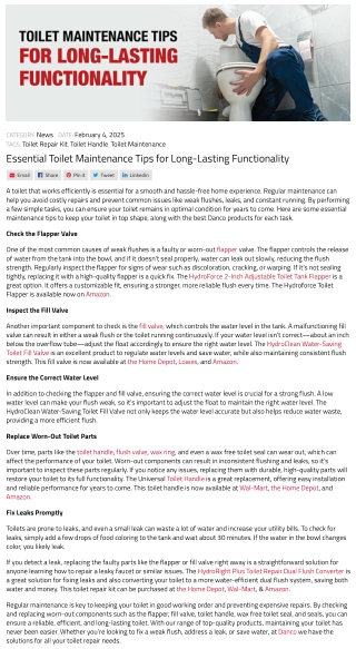 Essential Toilet Maintenance Tips for Long-Lasting Functionality