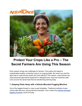 Protect Your Crops Like a Pro – The Secret Farmers Are Using This Season