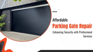 Quick and Reliable Repair for Gate Security