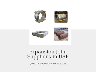 Expansion Joint Suppliers in UAE